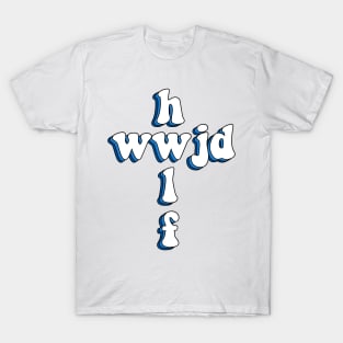 wwjd x hwlf (blueberry edition) T-Shirt